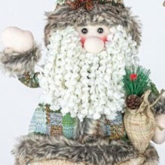 Camo Dangle Leg Santa Snowman - Picture 2 of 3